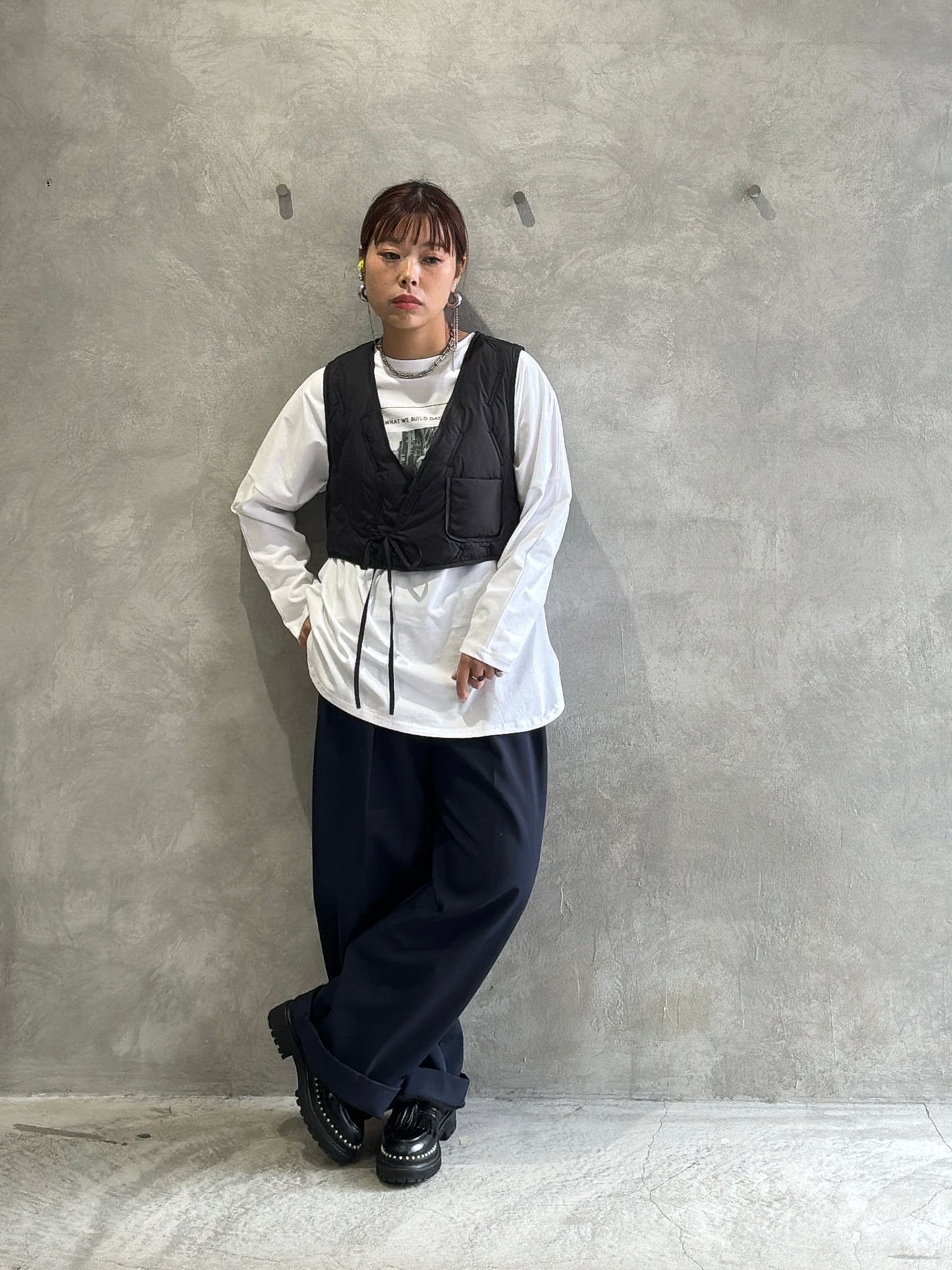 キルティングジレ／Dignite collier