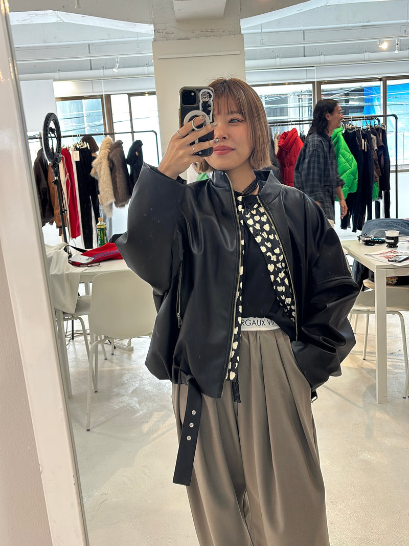 受付終了【予約⚡︎販売】ハート柄パディングベスト／MG JK-26086-A／MARGAUX VINTAGE／2026 AW＃1