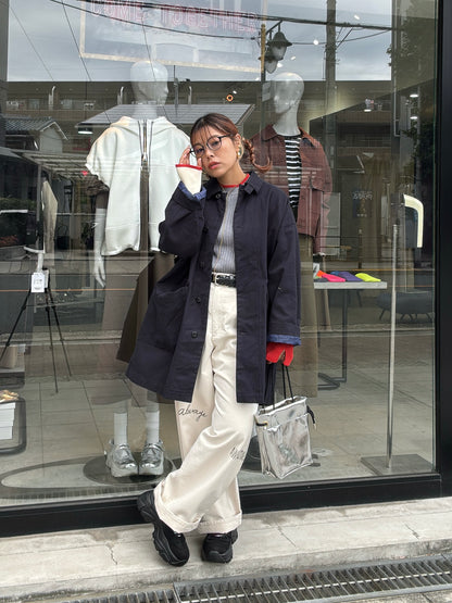 【再入荷】3カラー配色リブニット／LHELBIE