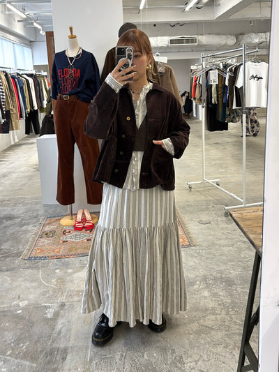 受付終了【予約⚡︎販売】コットンコーデュロイカバーオール／#8643803／LE MÉLANGE／2026 AW #1