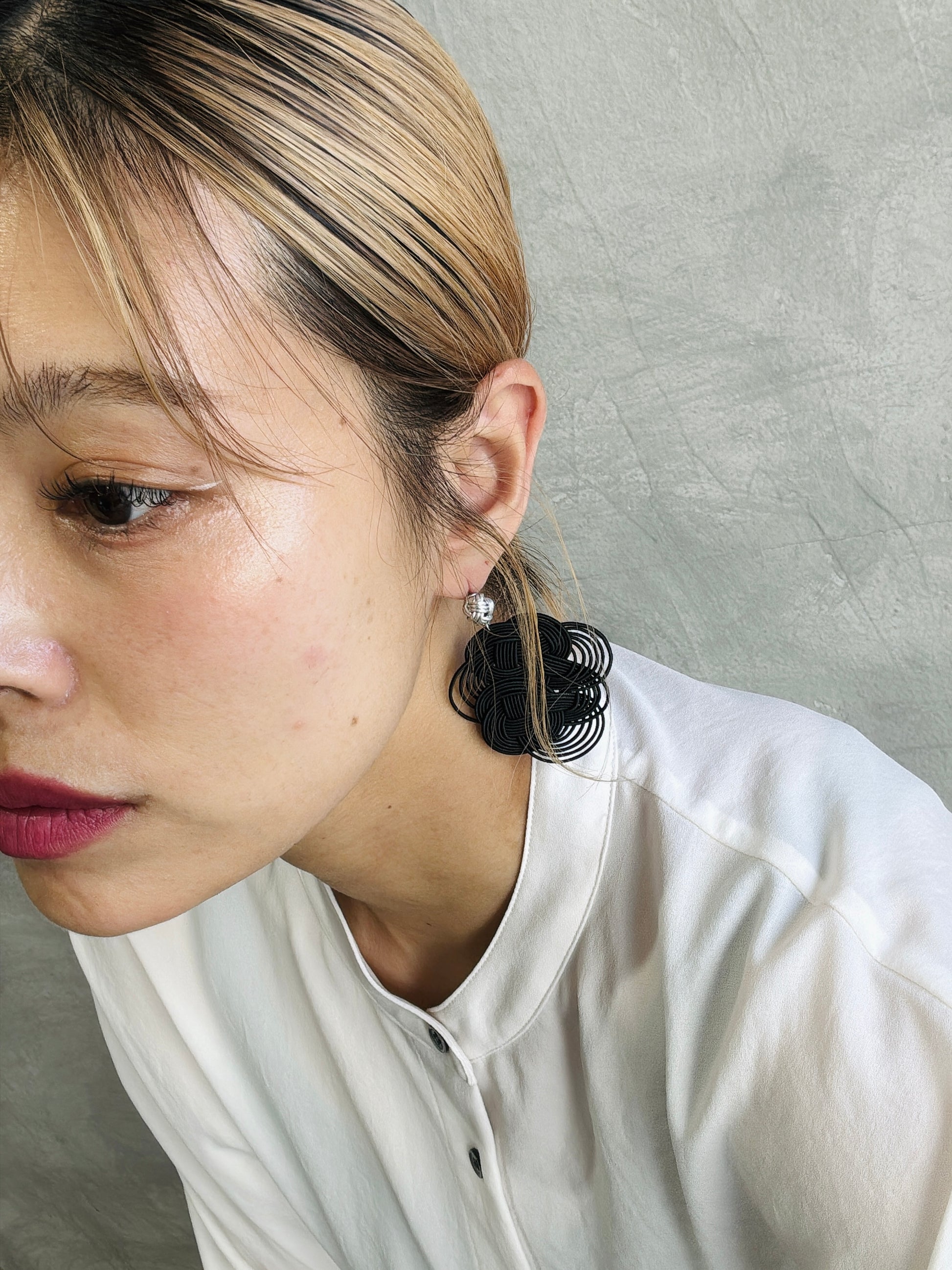 結び屋虹園×No.9コラボ限定仕様／3・6・９の揺れるピアス（ピアス・イヤリング）