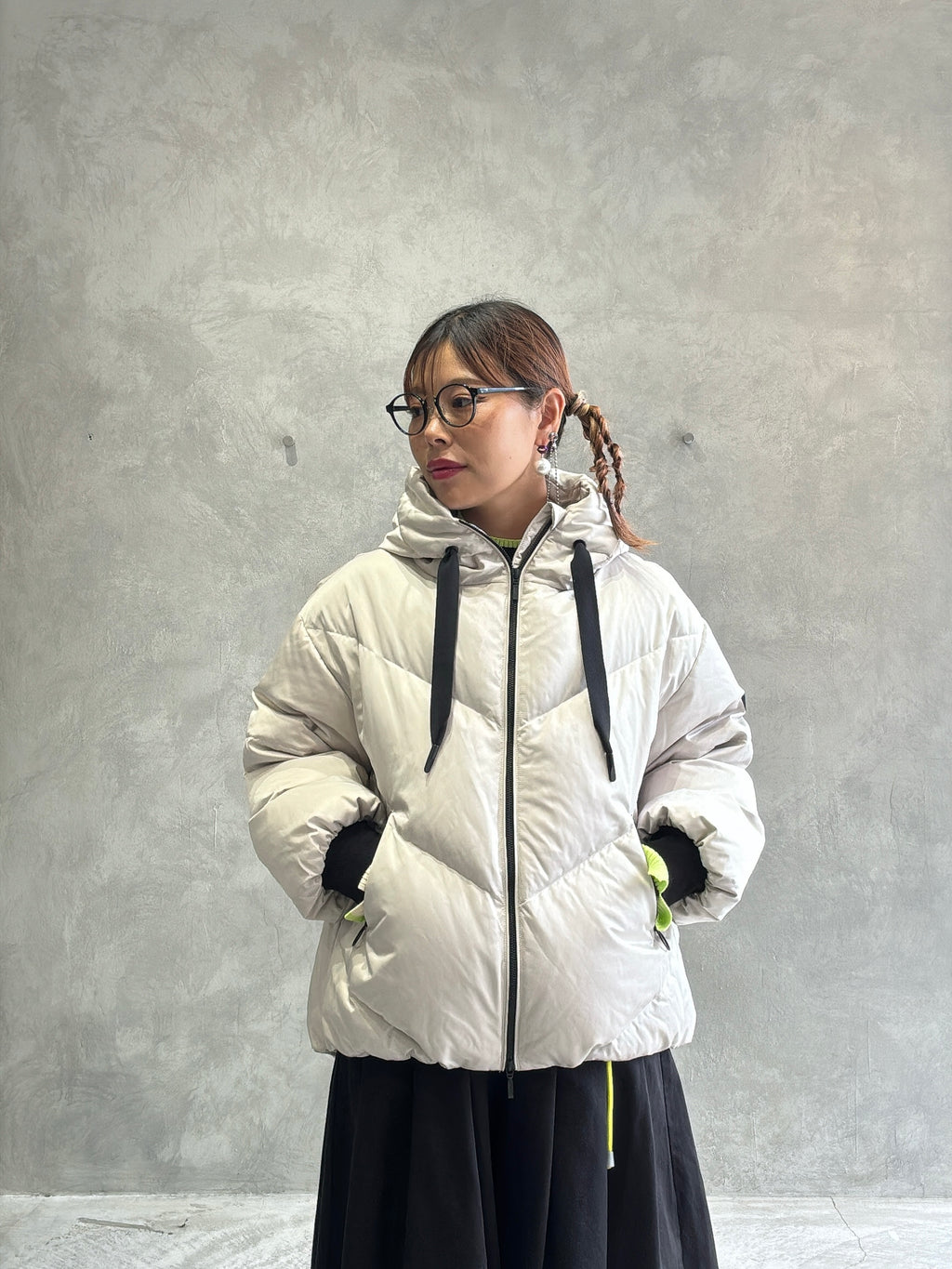 コクーンダウンジャケット／ayane