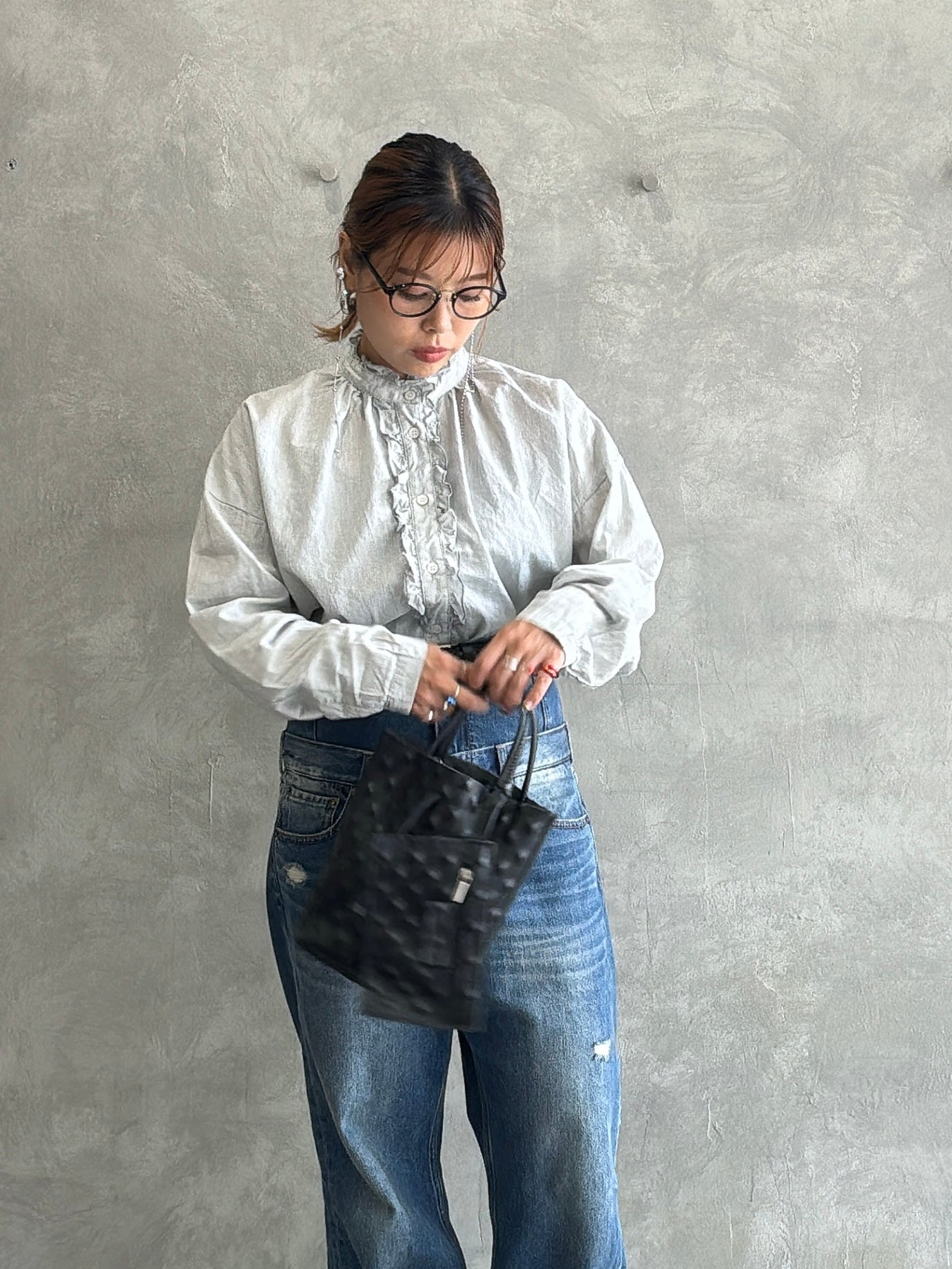 フリルブラウス／vent blanc