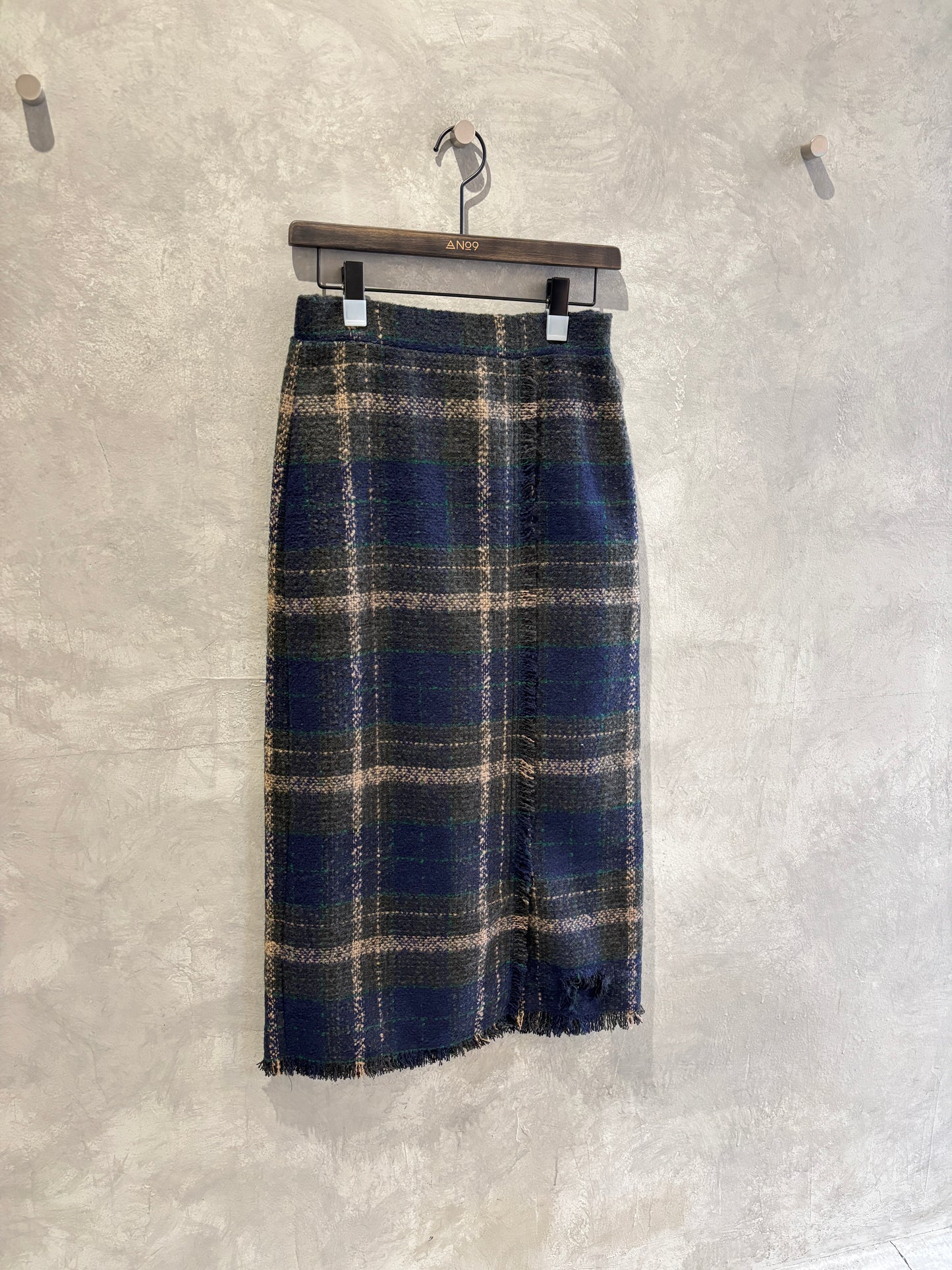 クラッシュツイードタイトスカート／the Nines