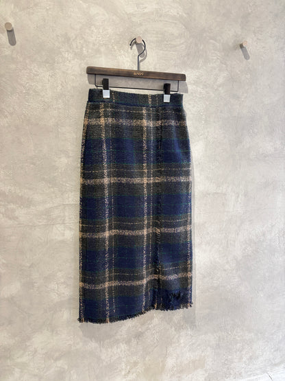 クラッシュツイードタイトスカート／the Nines