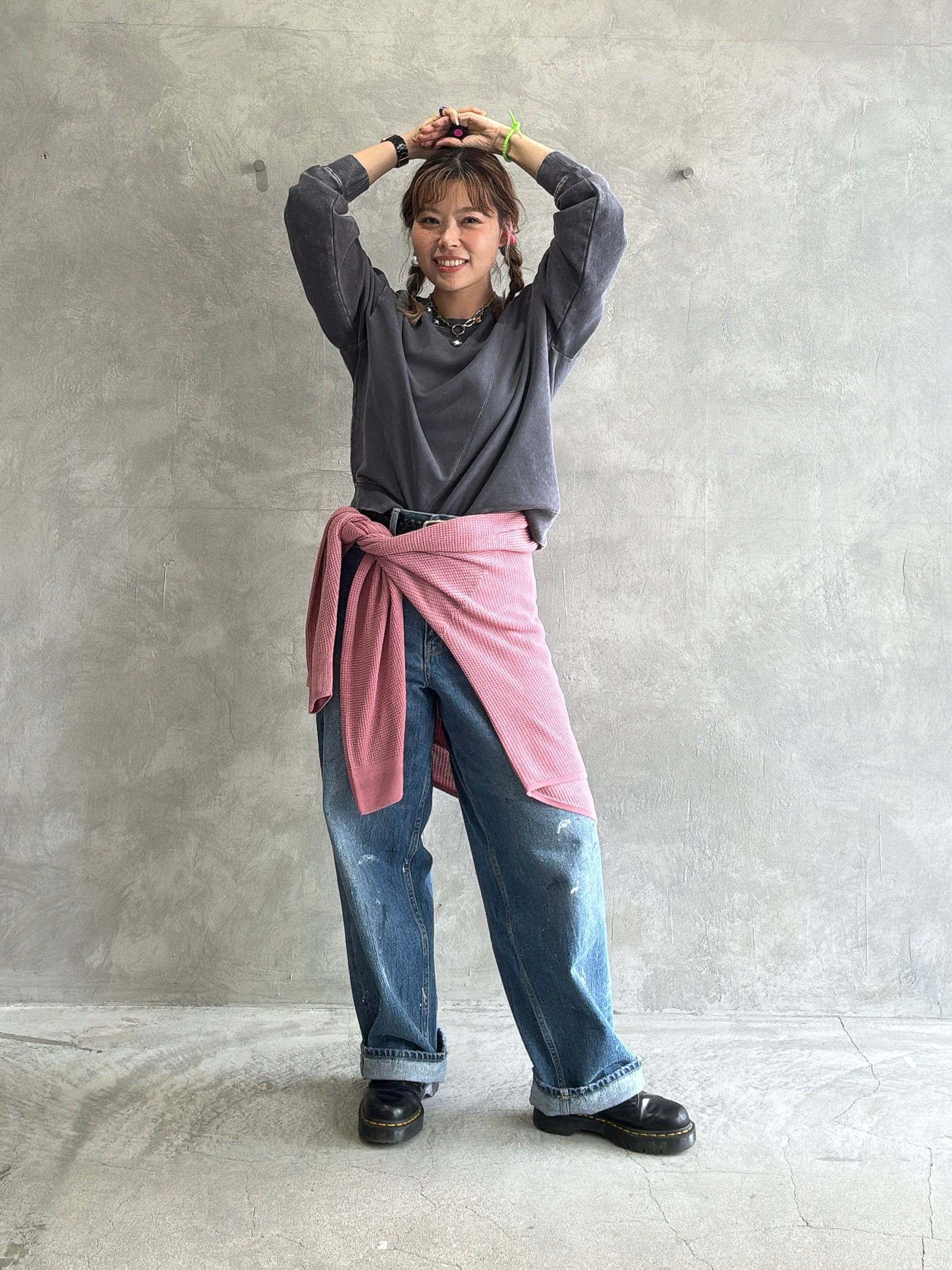 ワッフルドルマンロンT／flamingo firm