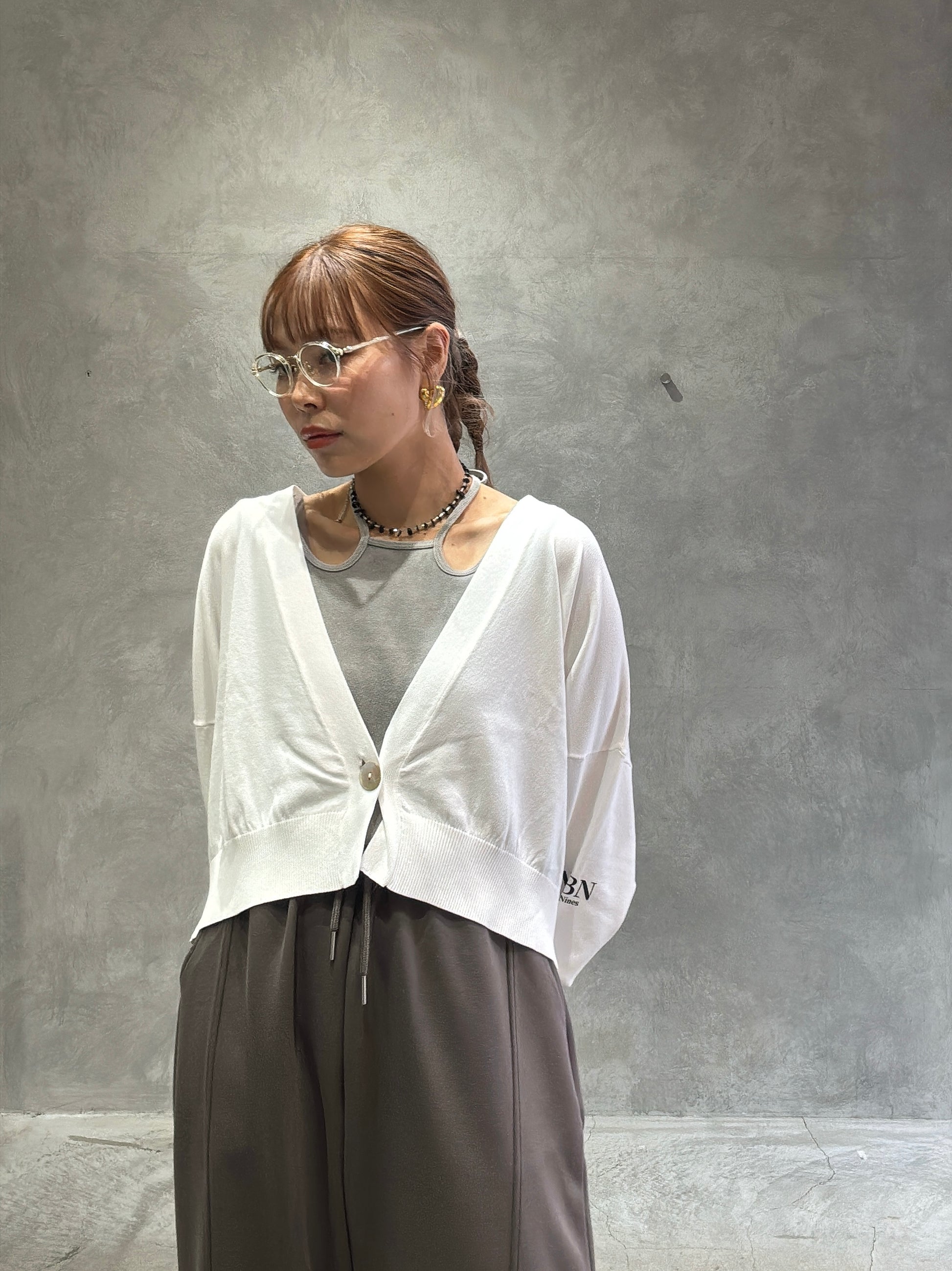 シングルボタン⚡︎カーディガン／No.9-the Nines-