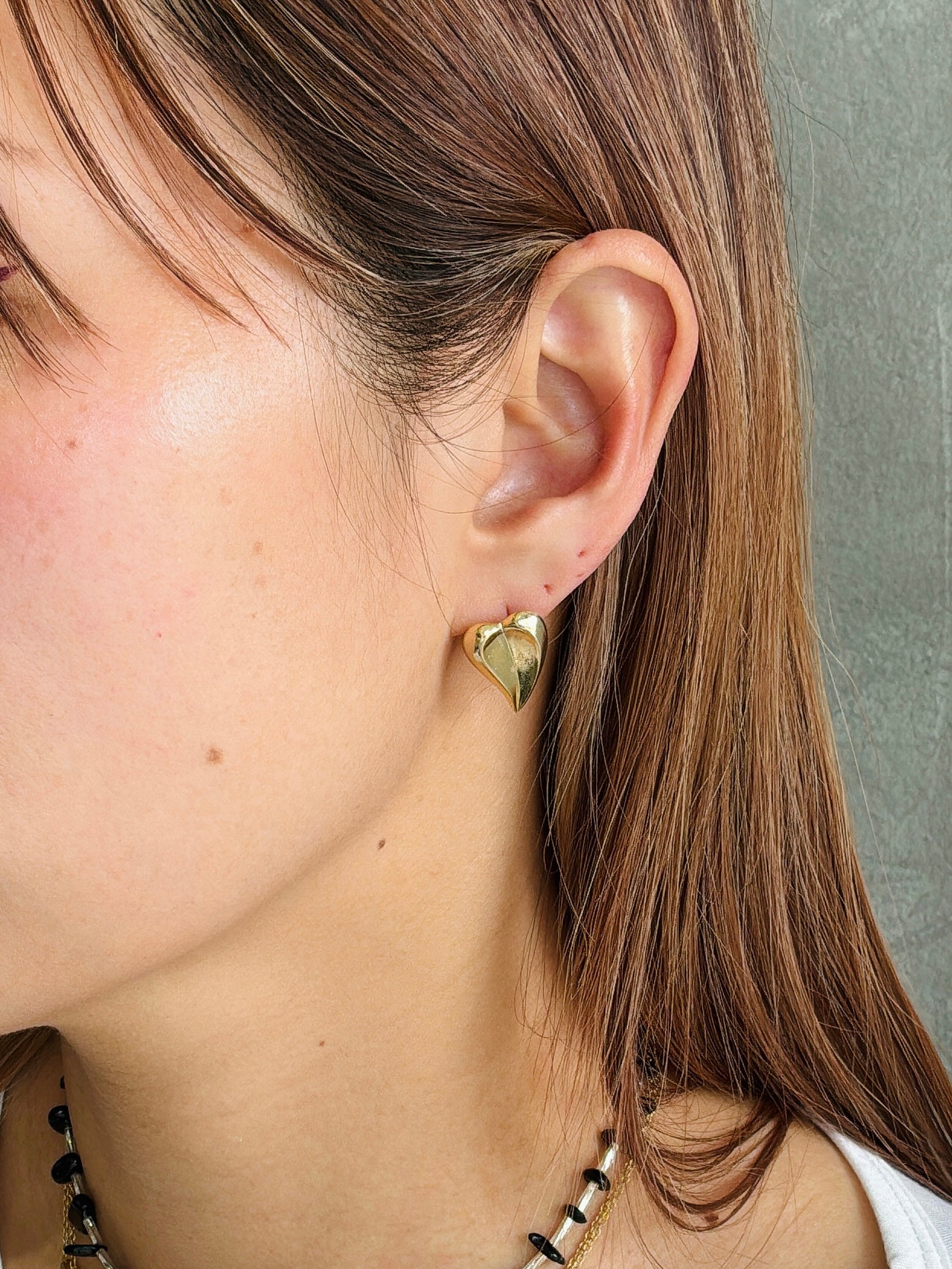 【予約販売】ソリッドハートピアス