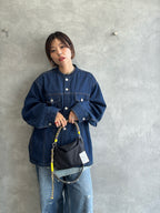 受付終了⭐︎コラボ【予約販売】Rétro PURPLE／レトロパープル（パープル×イエロー）2way仕様スマホショルダー／ホイップウェーブ＆パール／受注生産