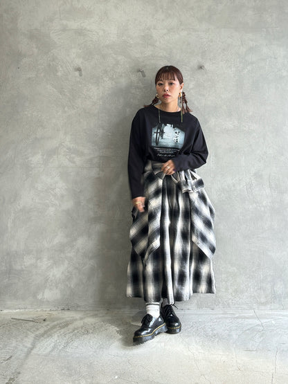 チェックシャツ／Dignite collier