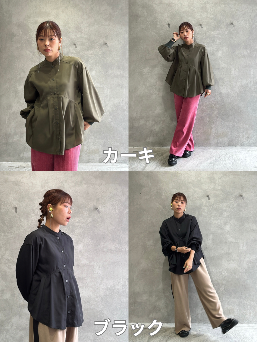 タックフレアーブラウス／trois