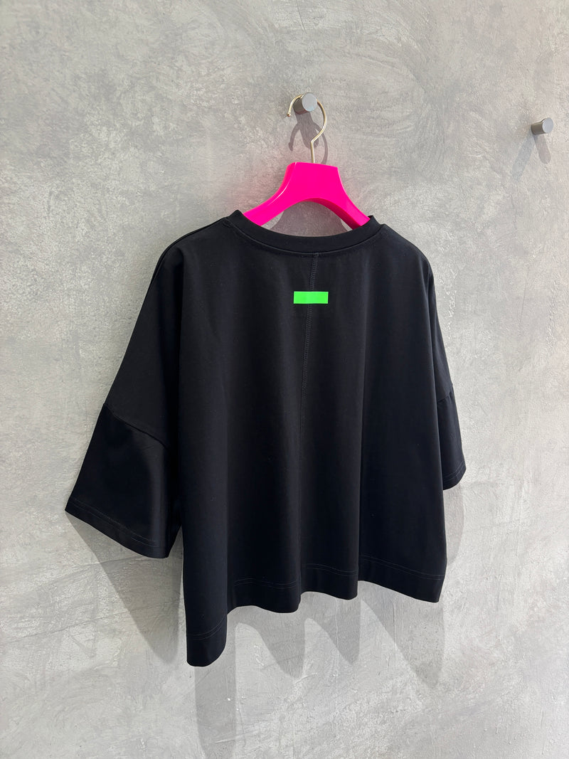 ショート丈ドライタッチTシャツ／No.9-the Nines-