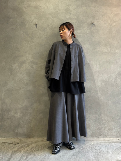 ラウンドヨークガウチョパンツ／CYAN tokyo