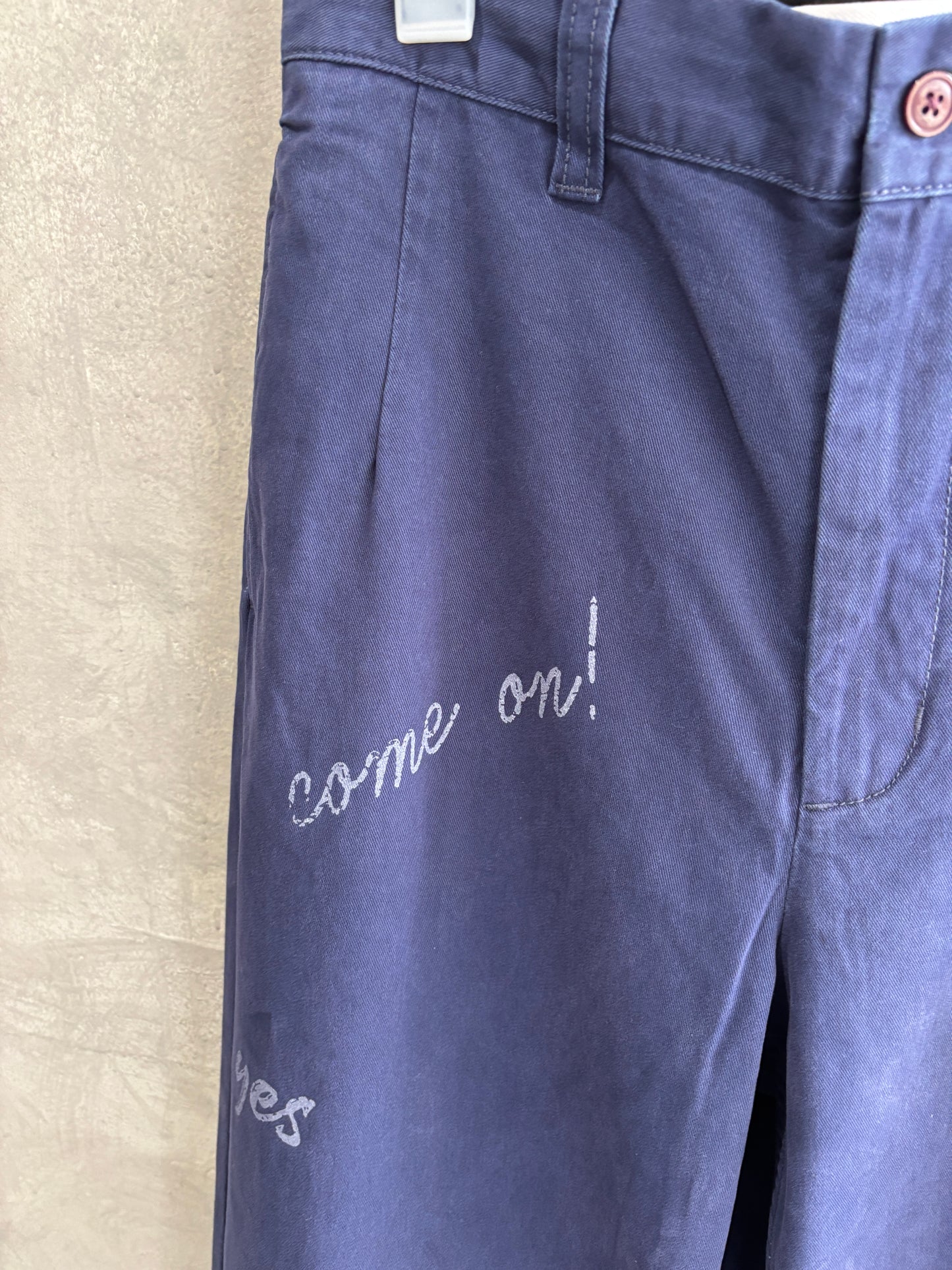 【再入荷】プリントチノパン／LE MÉLANGE