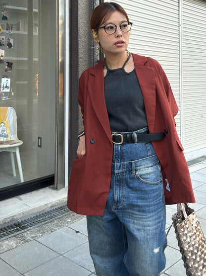 リラックスシルエットジャケット／LHELBIE