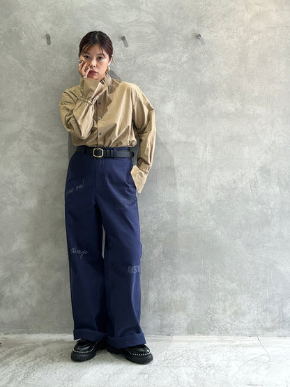 【再入荷】プリントチノパン／LE MÉLANGE