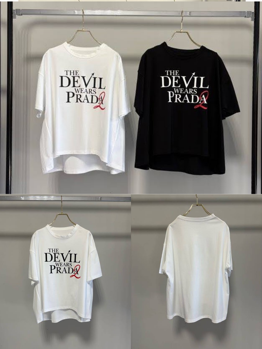 【予約⚡︎販売】THE DEVIL WEARS PRADA 2 TEE／MG CT - 27033 - S／MARGAUX VINTAGE／2027 PRE SPRING COLLECTION