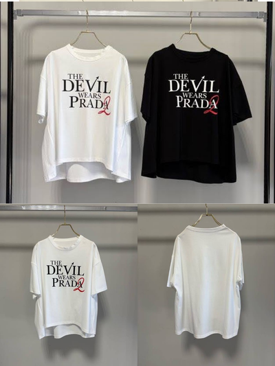【予約⚡︎販売】THE DEVIL WEARS PRADA 2 TEE／MG CT - 27033 - S／MARGAUX VINTAGE／2027 PRE SPRING COLLECTION