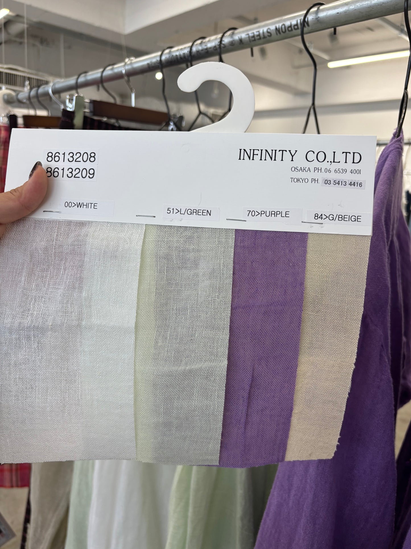 受付終了【予約販売】メタルビーズリネンコットンシャツ／8613209／LE MÉLANGE