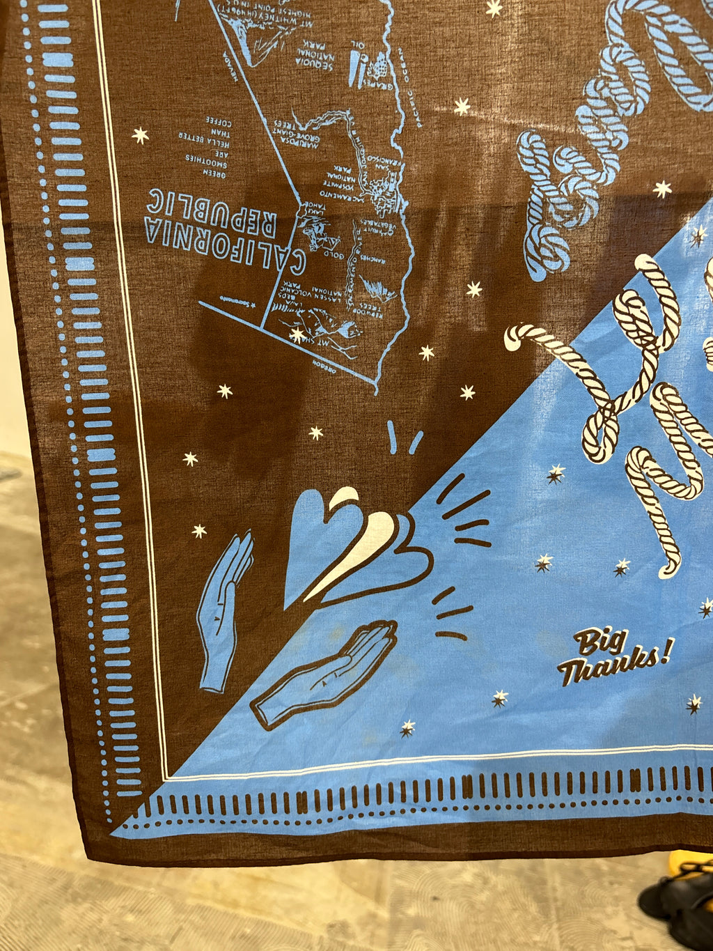 受付終了【予約販売】大判バンダナ／8628001／LE MÉLANGE／2026 SS#2