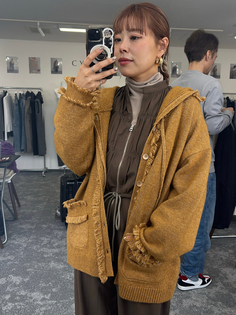 【予約⚡︎販売】ティアードスキッパーサロペット／604498／CYAN tokyo／2026 AW#1