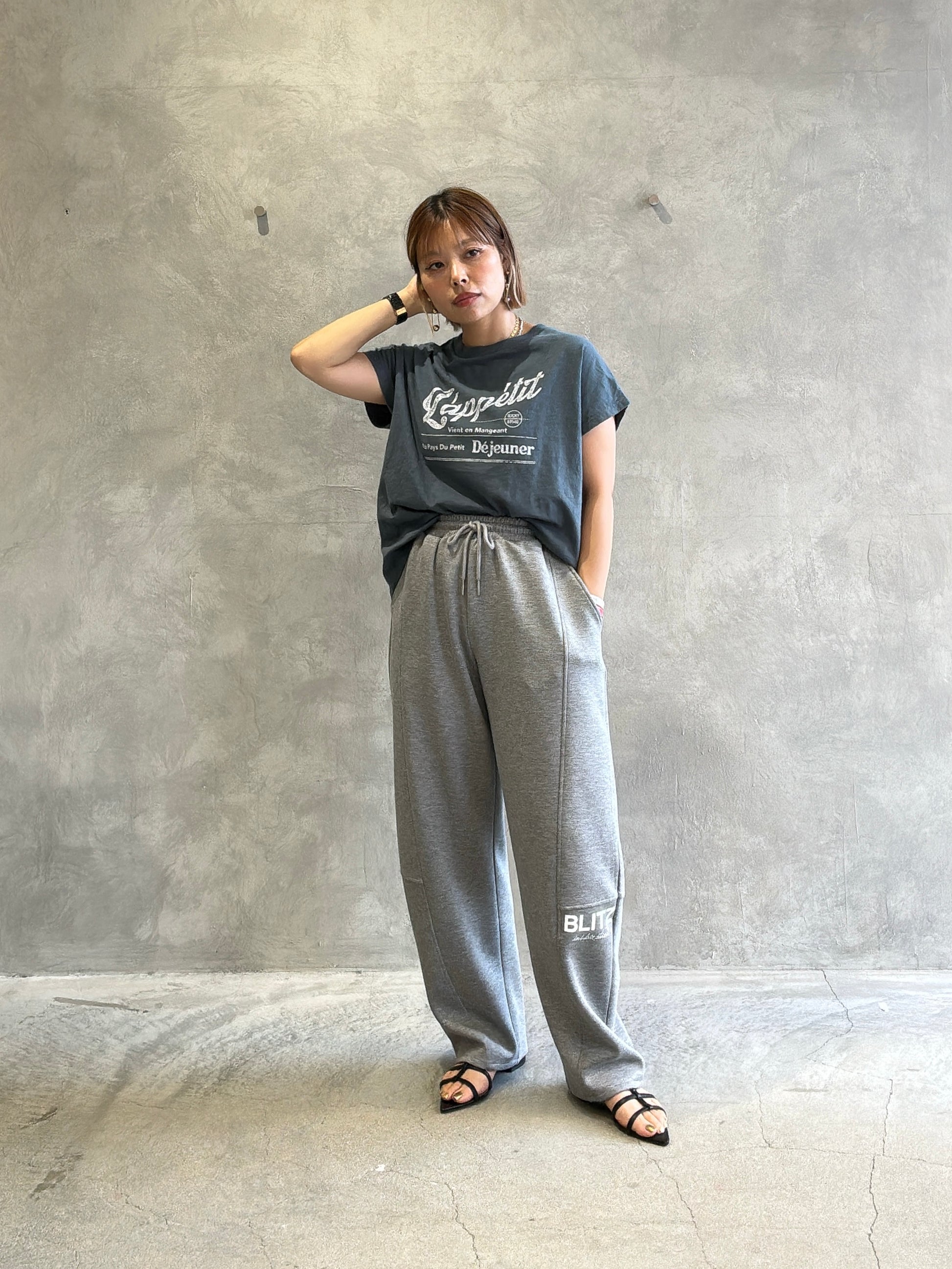 【予約販売】LappetitゆるフレンチスラブTシャツ／ING