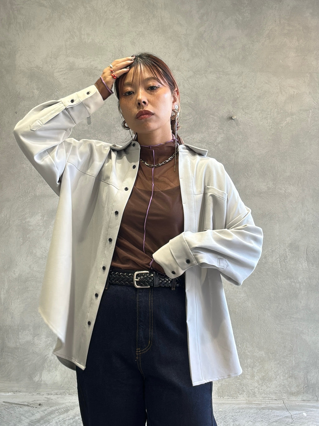 ★ダブルカフスシャツ／Dignite collier