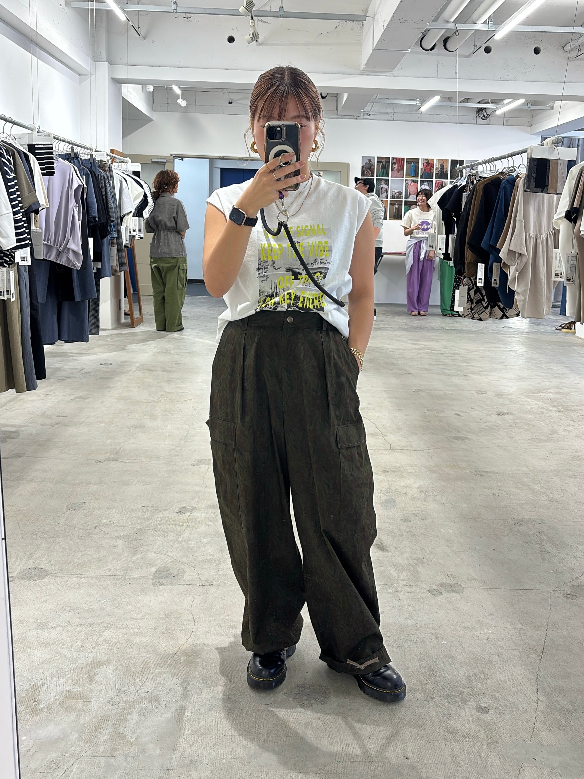 受付終了【予約販売】花柄プリントカーゴパンツ／8623505／LE MÉLANGE／2026 SS#2