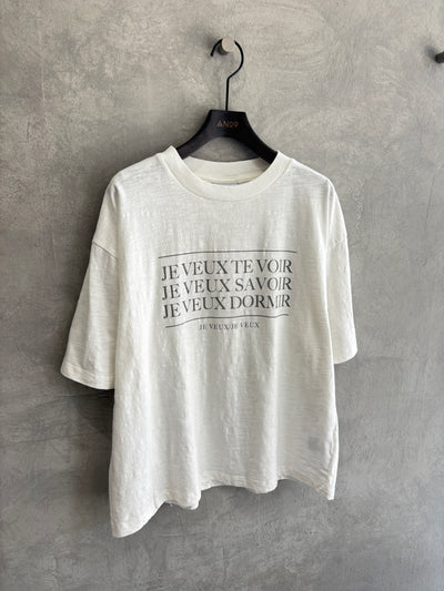 【予約販売】JE VEUX スラブTシャツ／ING