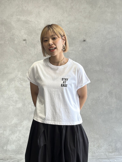 コンパクトプリントTシャツ／Dignite collier
