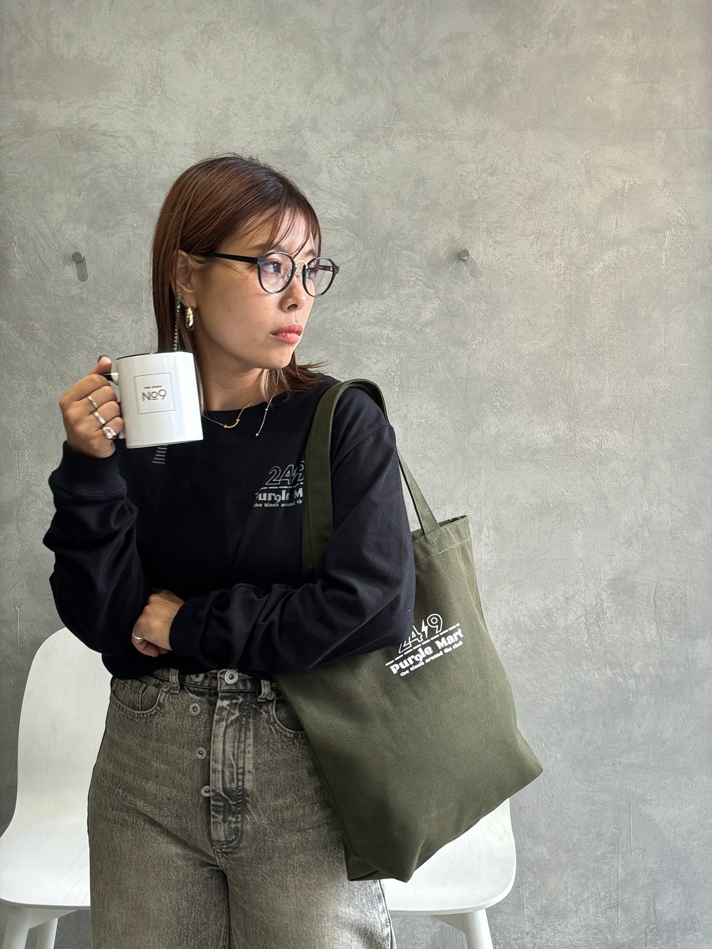 受付終了【予約販売】PURPLE MART⚡︎キャンバストートーバッグ／the Nines