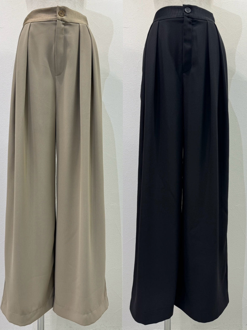 【予約⚡︎販売】インプリーツジョーゼットワイドパンツ／604496／CYAN tokyo／2026 AW#1