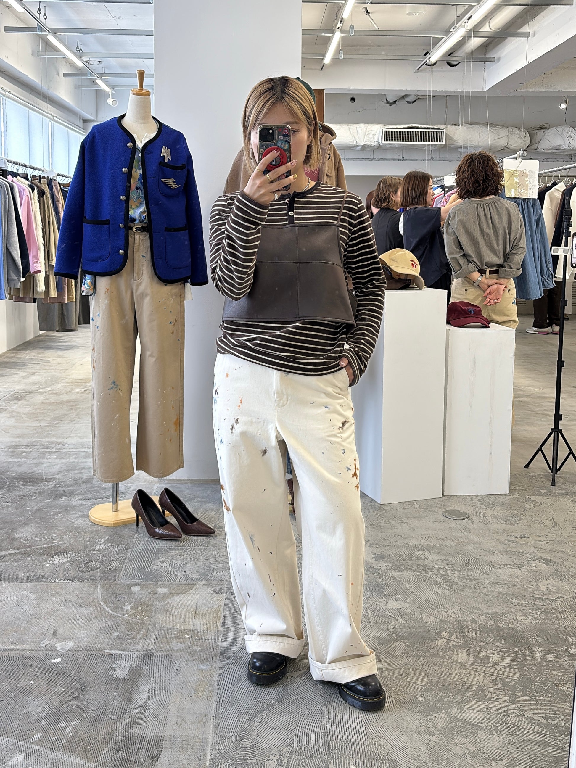 【予約⚡︎販売】モッチモチダンボール箔プリントビスチェ／8651702／LE MÉLANGE／2026 AW #2