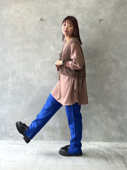 ケーブルラインニットジョガーパンツ／CYAN tokyo