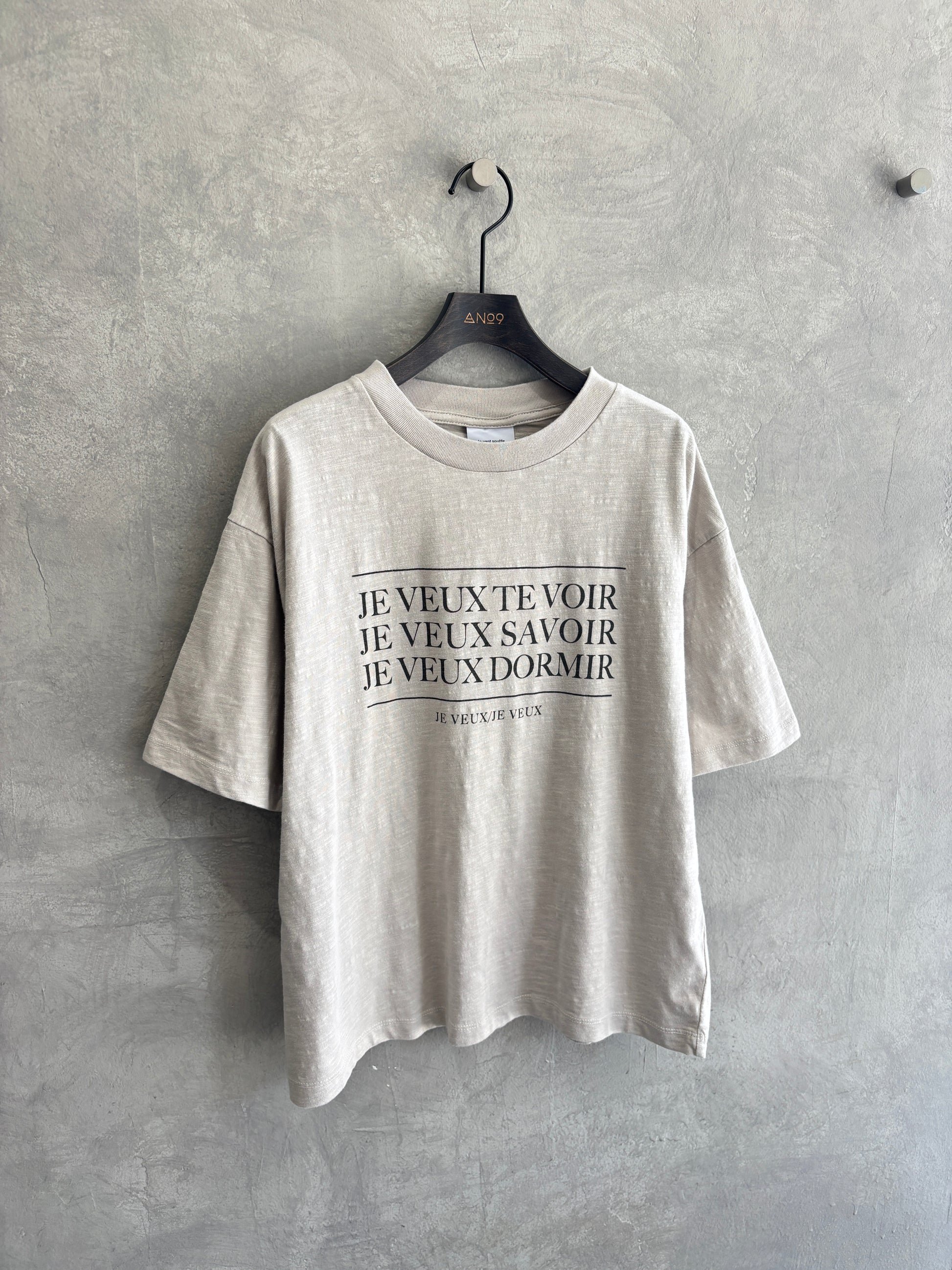 【予約販売】JE VEUX スラブTシャツ／ING