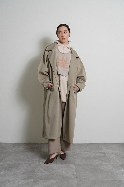【予約⚡︎販売】パイルフーディスリットプルオーバー／604501／CYAN tokyo／2026 AW#1