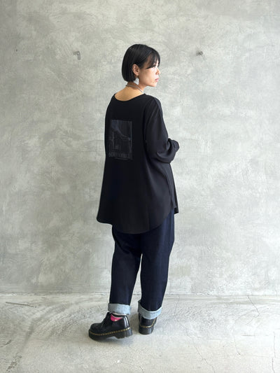 前後2wayフォトプリントロンT／Anna Kerry