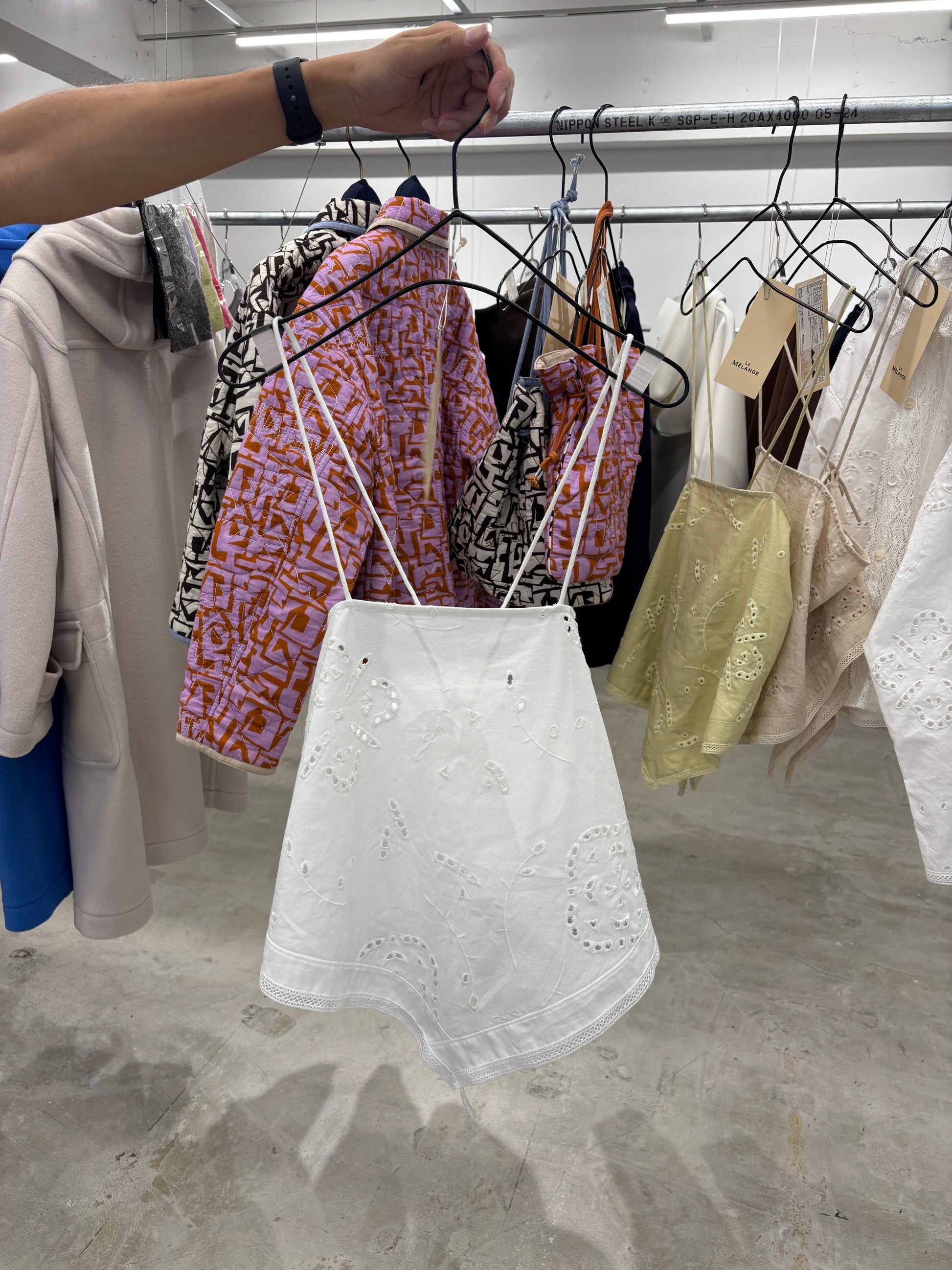 【予約⚡︎販売】カットワーク刺繍キャミソール／8663202／LE MÉLANGE／2026 AW #2