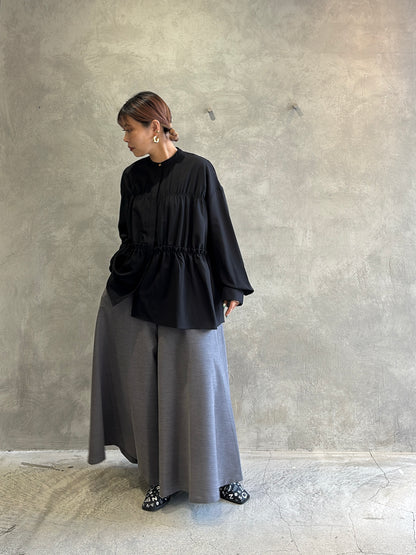 ラウンドヨークガウチョパンツ／CYAN tokyo