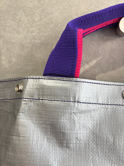 【予約販売】パープル×ピンク（本体：シルバー）／FACTORY OMOTO／BASIC TOTE