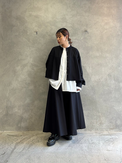 ラウンドヨークガウチョパンツ／CYAN tokyo