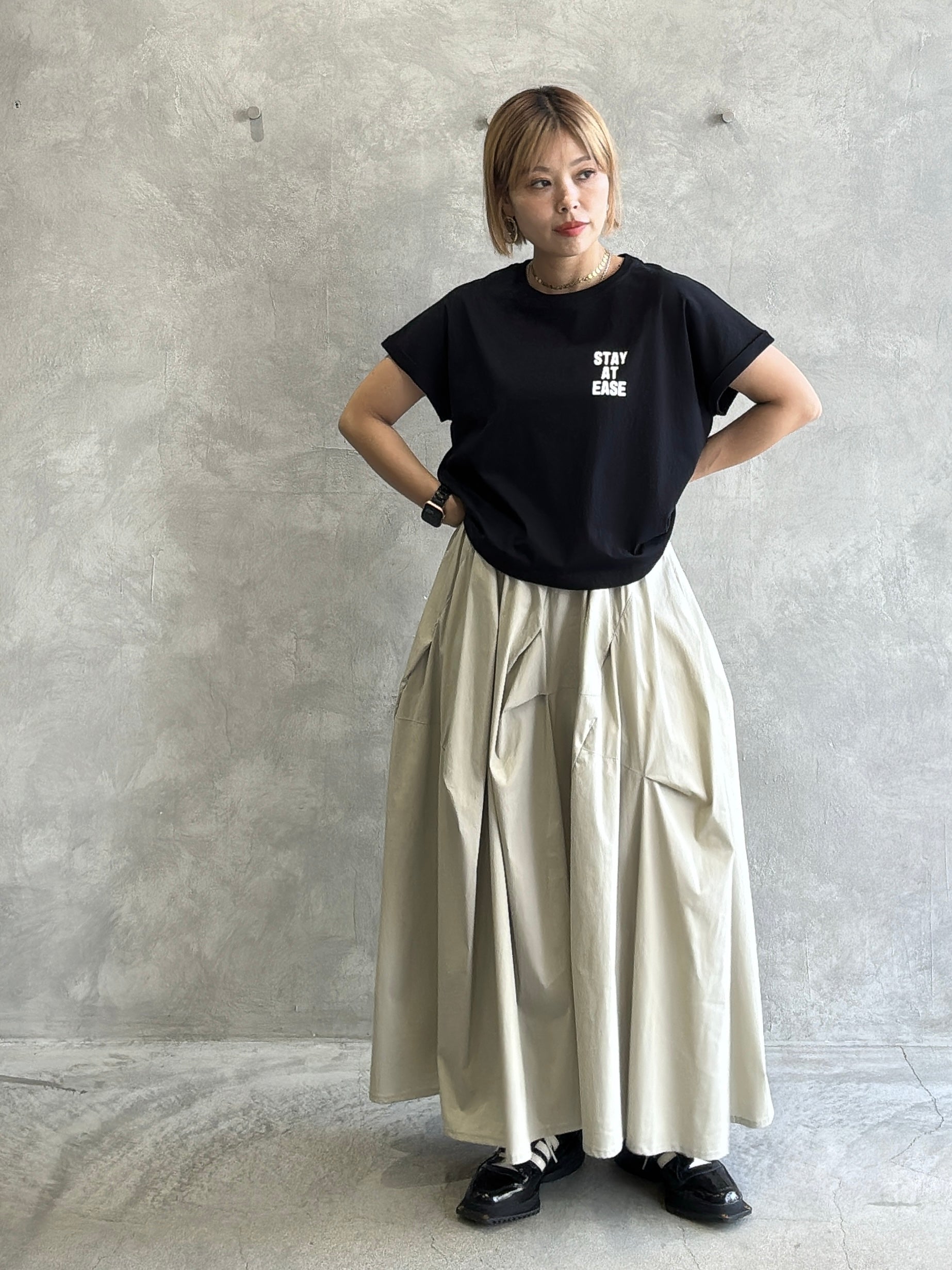 コンパクトプリントTシャツ／Dignite collier