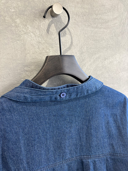 ライトデニムブラウス／Dignite collier