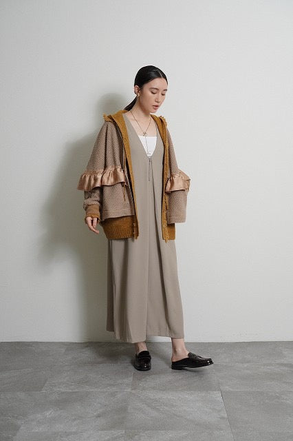 【予約⚡︎販売】BIGワッフルフリルブルゾン／604503／CYAN tokyo／2026 AW#1