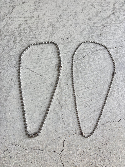 ５ミリボールチェーンチョーカー＆ブレスレットセット【ステンレス】／the Nines basic
