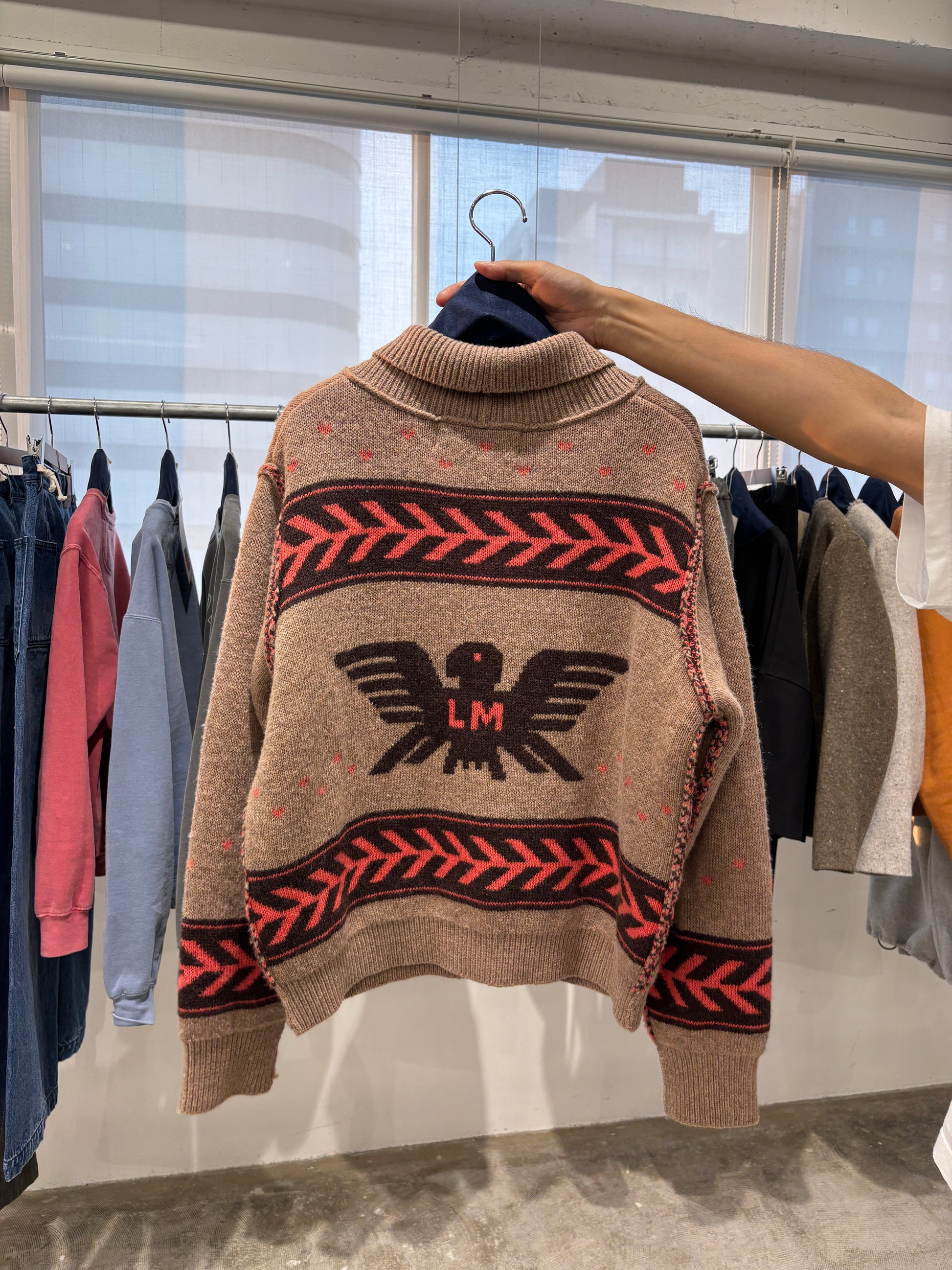 【予約⚡︎販売】カウチン風ショールカラーカーディガン／8652103／LE MÉLANGE／2026 AW #2