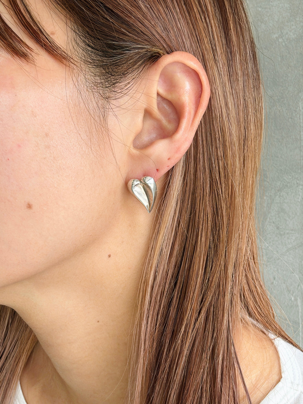 【予約販売】ソリッドハートピアス