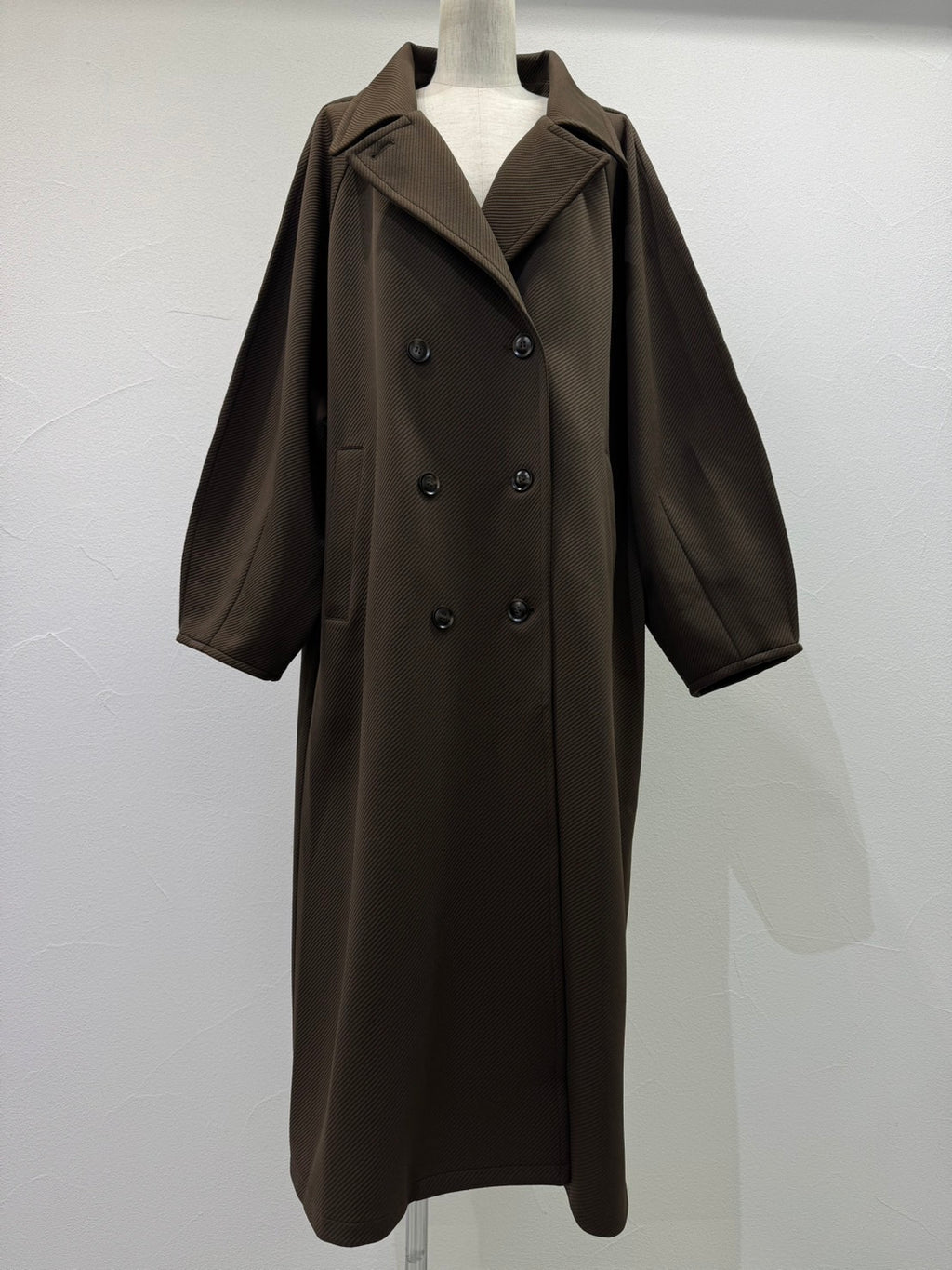 【予約⚡︎販売】ピンスリーブBIGカルゼコート／604511／CYAN tokyo／2026 AW#1