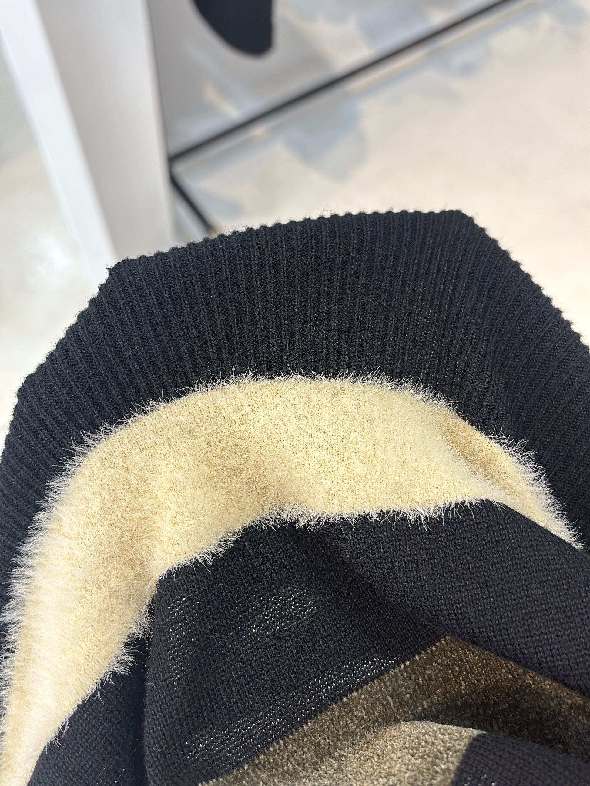 【予約⚡︎販売】異素材ボーダータートルニット／MG KN-26120-A／MARGAUX VINTAGE／2026 AW＃2