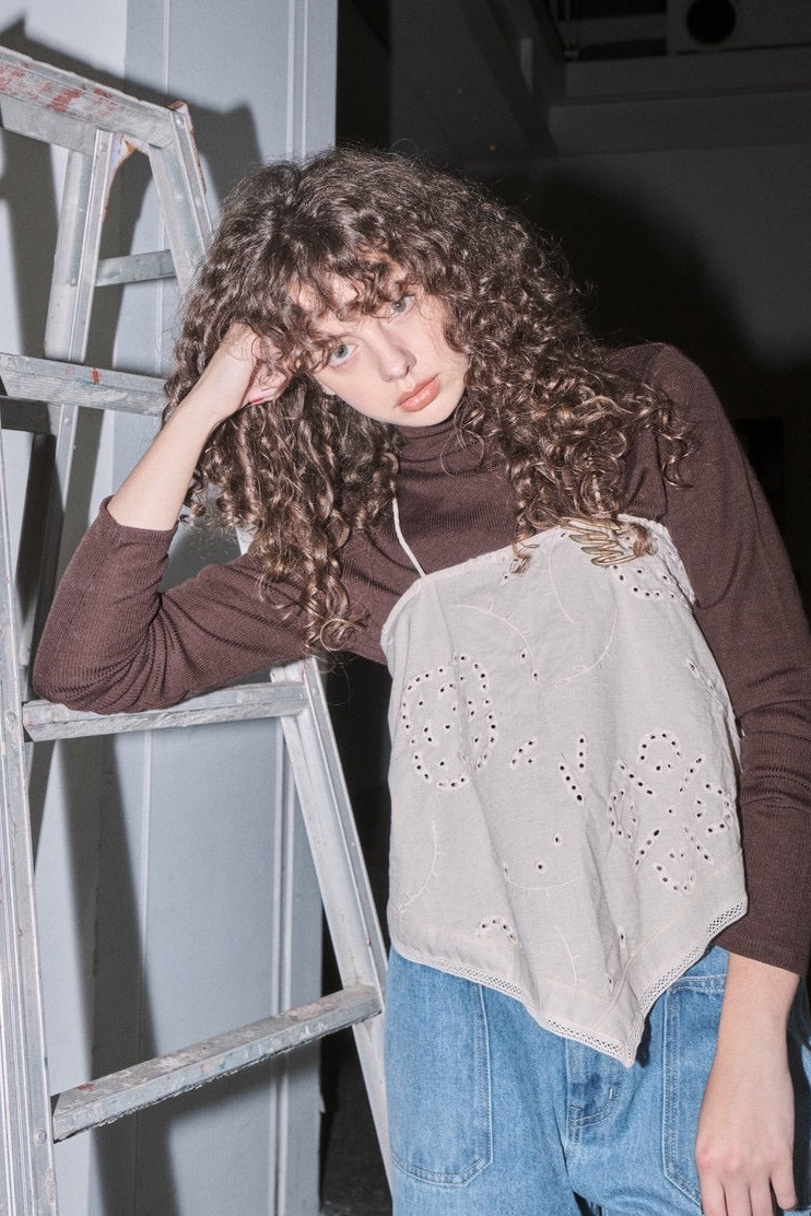 【予約⚡︎販売】カットワーク刺繍キャミソール／8663202／LE MÉLANGE／2026 AW #2